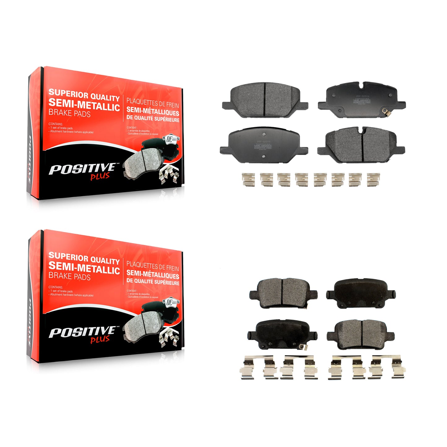 Brake Pads Kit-KPF-100827 Kit.bestparts.ca