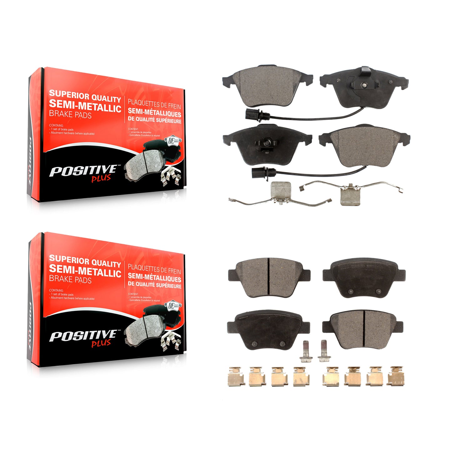Brake Pads Kit-KPF-100833 Kit.bestparts.ca