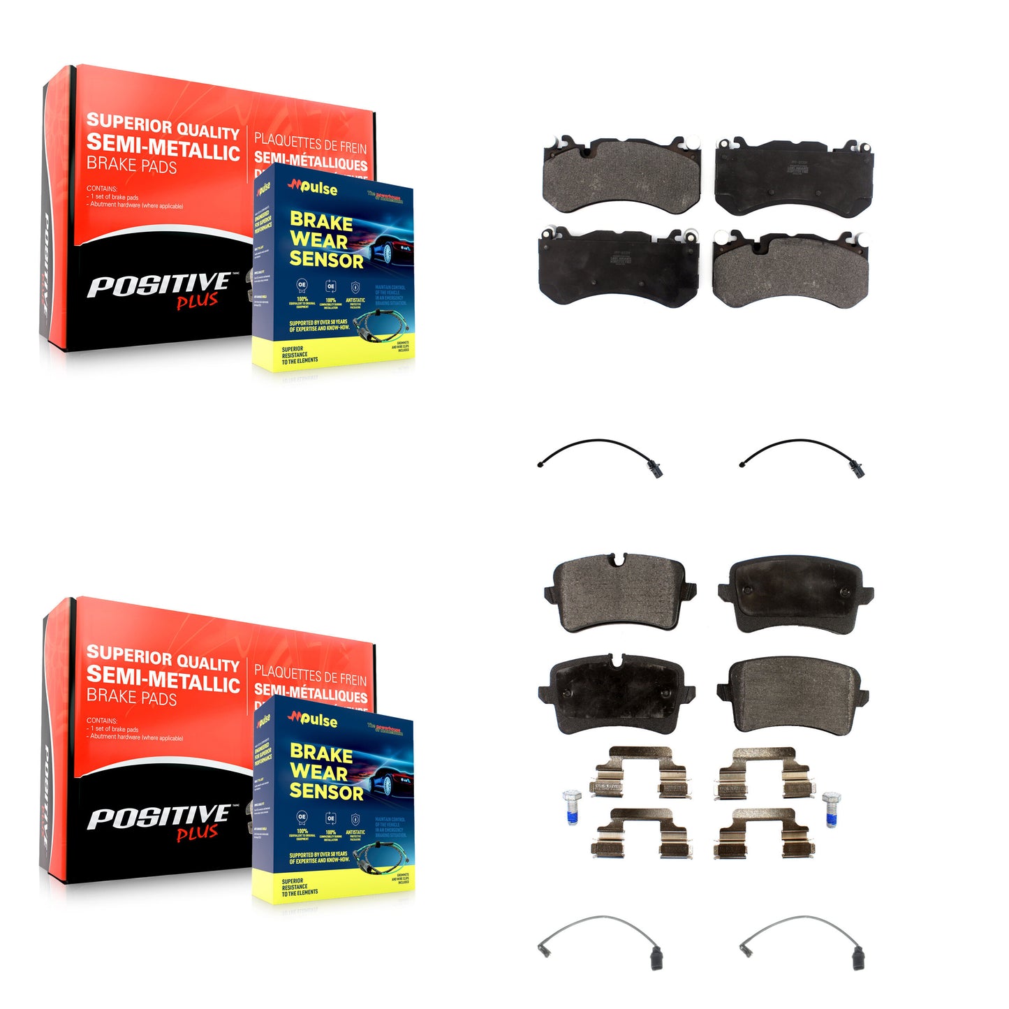 Brake Pads Kit-KPW-100236 Kit.bestparts.ca