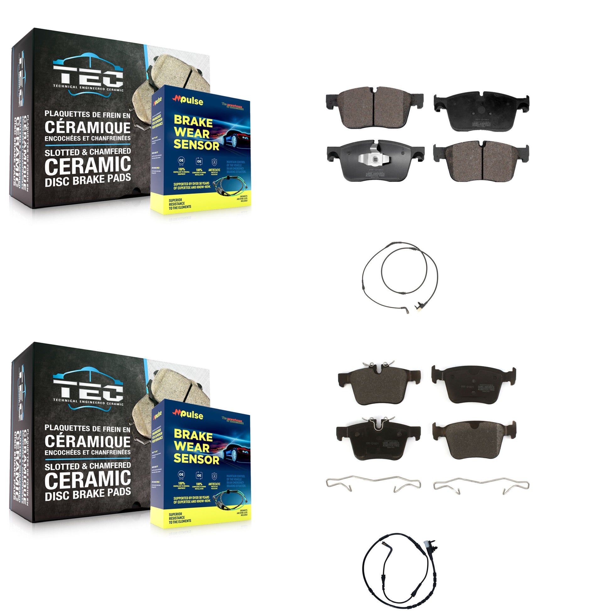 Brake Pads Kit-KPW-101361