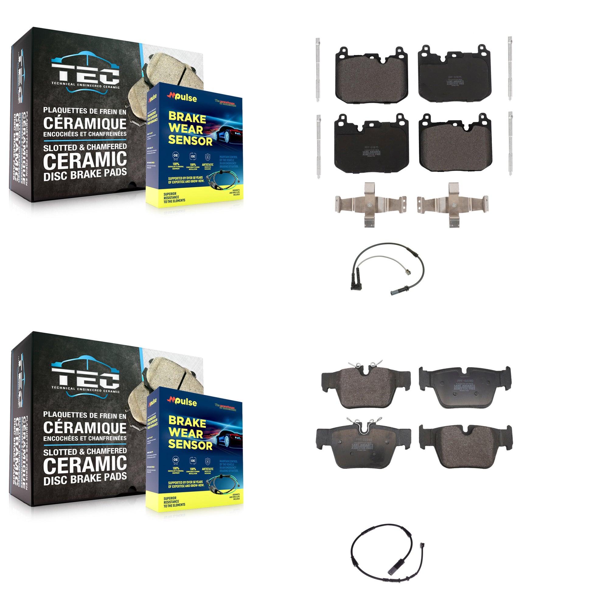 Brake Pads Kit-KPW-101437