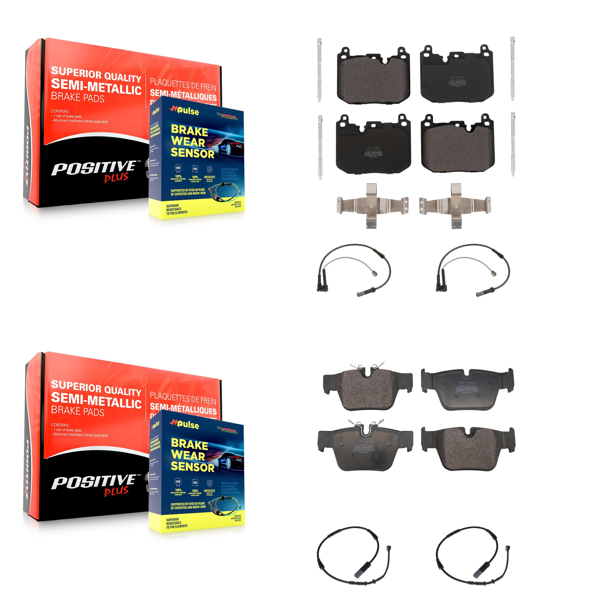 Brake Pads Kit-KPW-101509