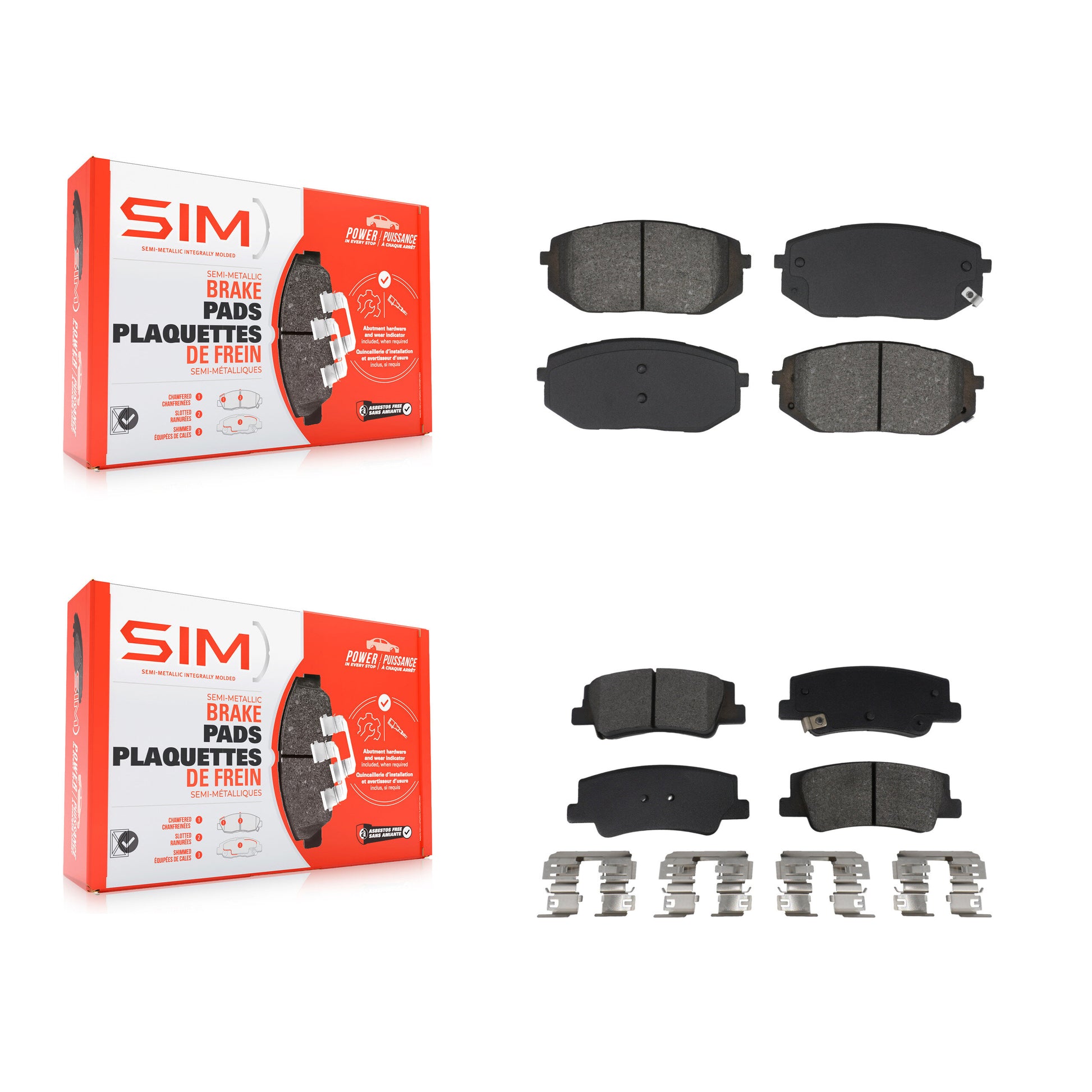 Brake Pads Kit-KSM-100672