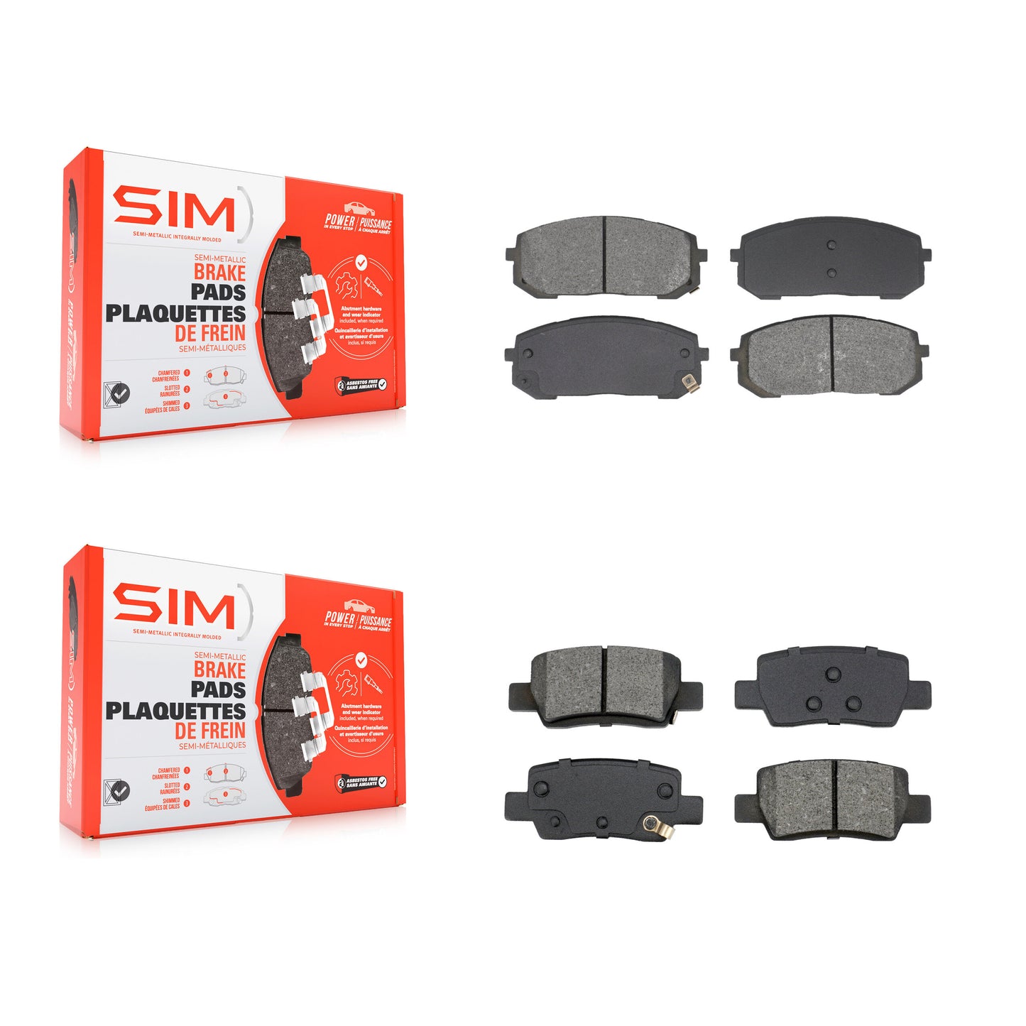 Brake Pads Kit-KSM-100700 Kit.bestparts.ca