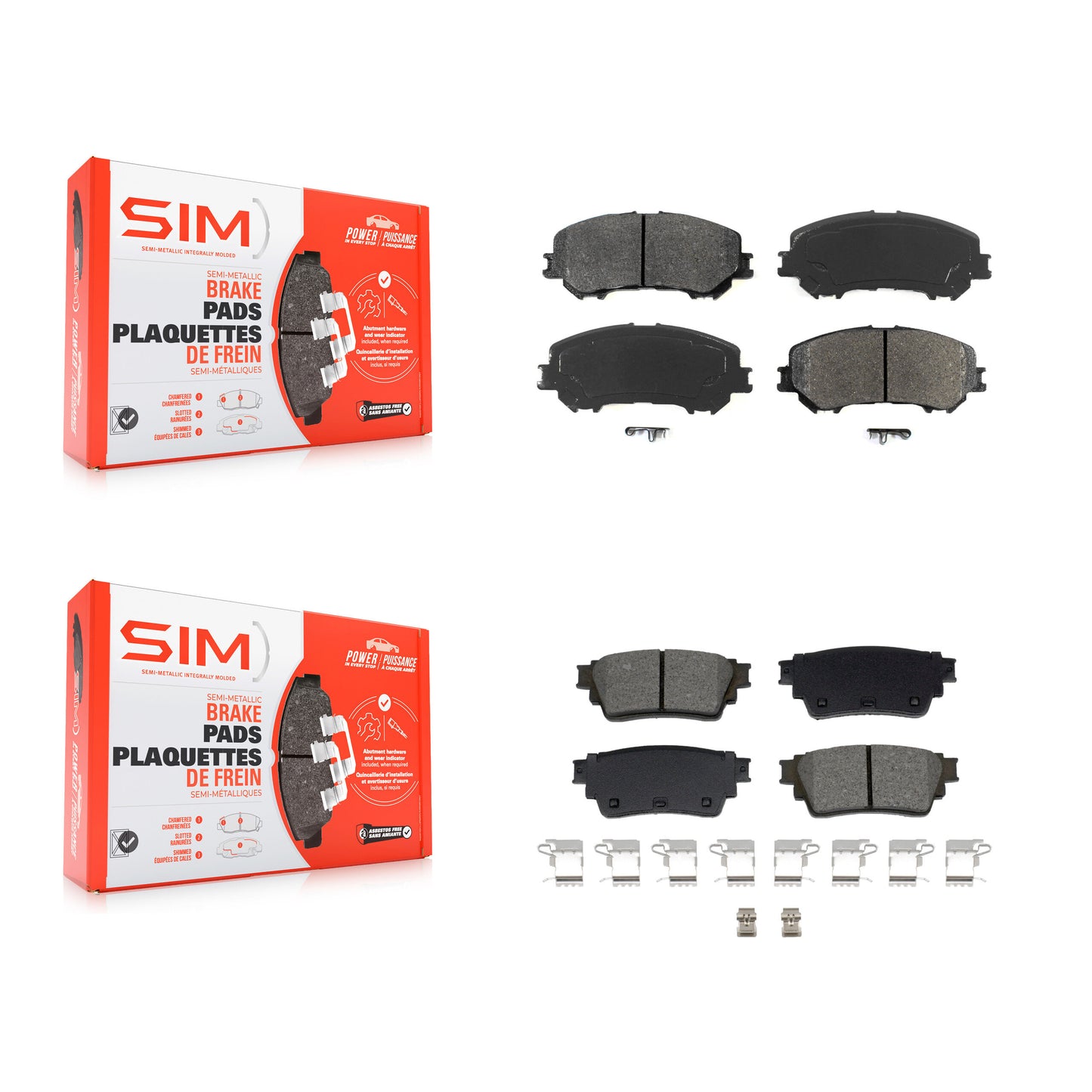 Brake Pads Kit-KSM-100707 Kit.bestparts.ca