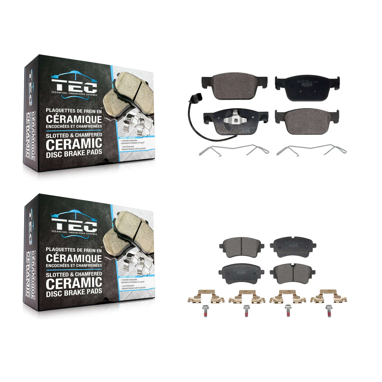 Brake Pads Kit-KTC-100887 Kit.bestparts.ca