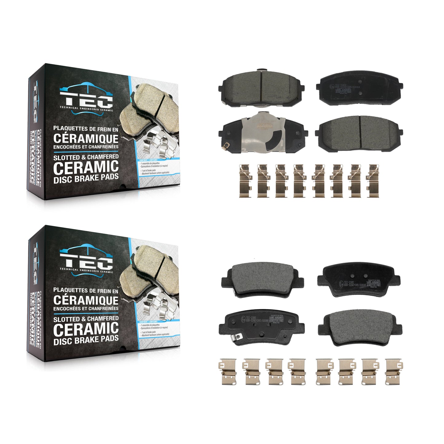 Brake Pads Kit-KTC-100891 Kit.bestparts.ca