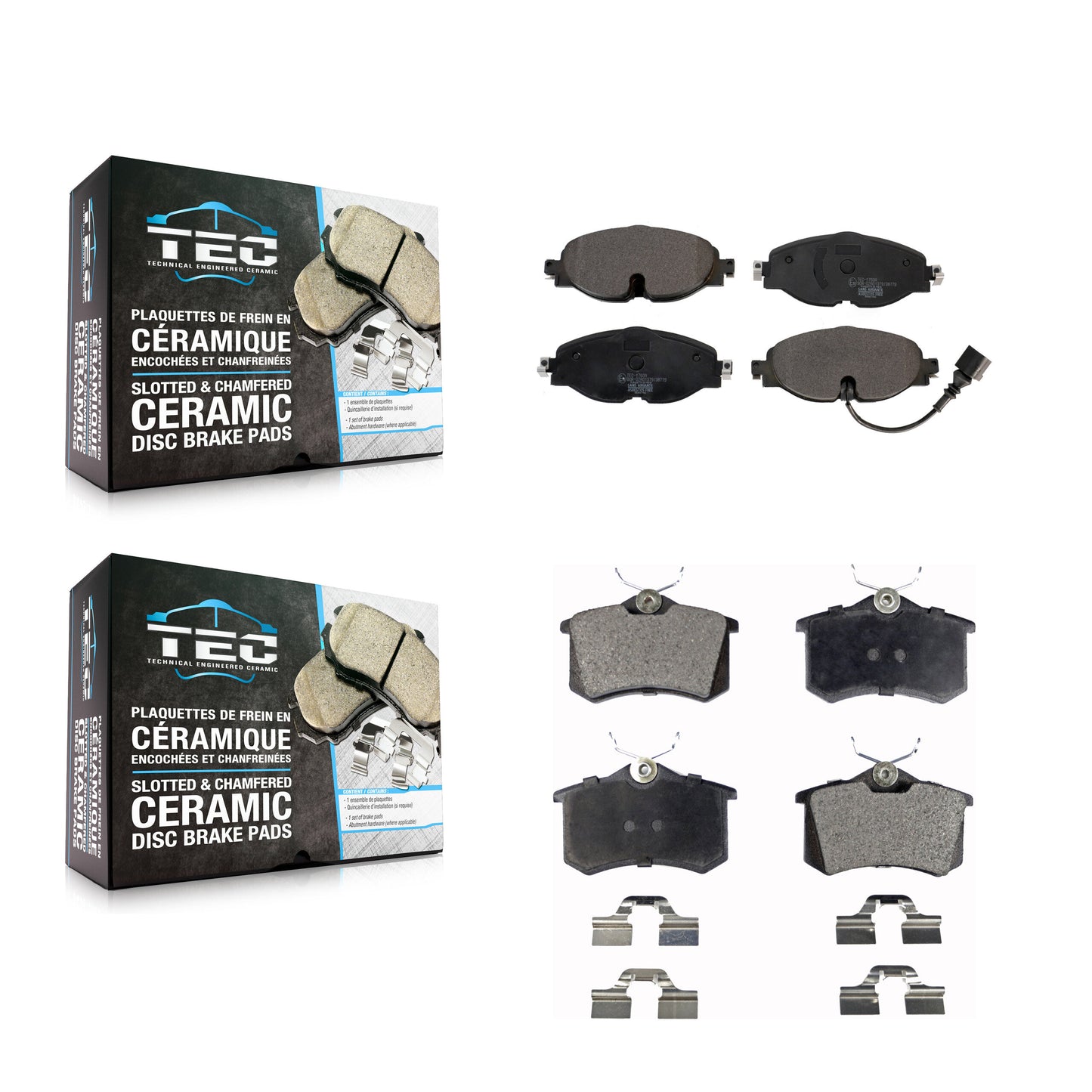Brake Pads Kit-KTC-100900 Kit.bestparts.ca
