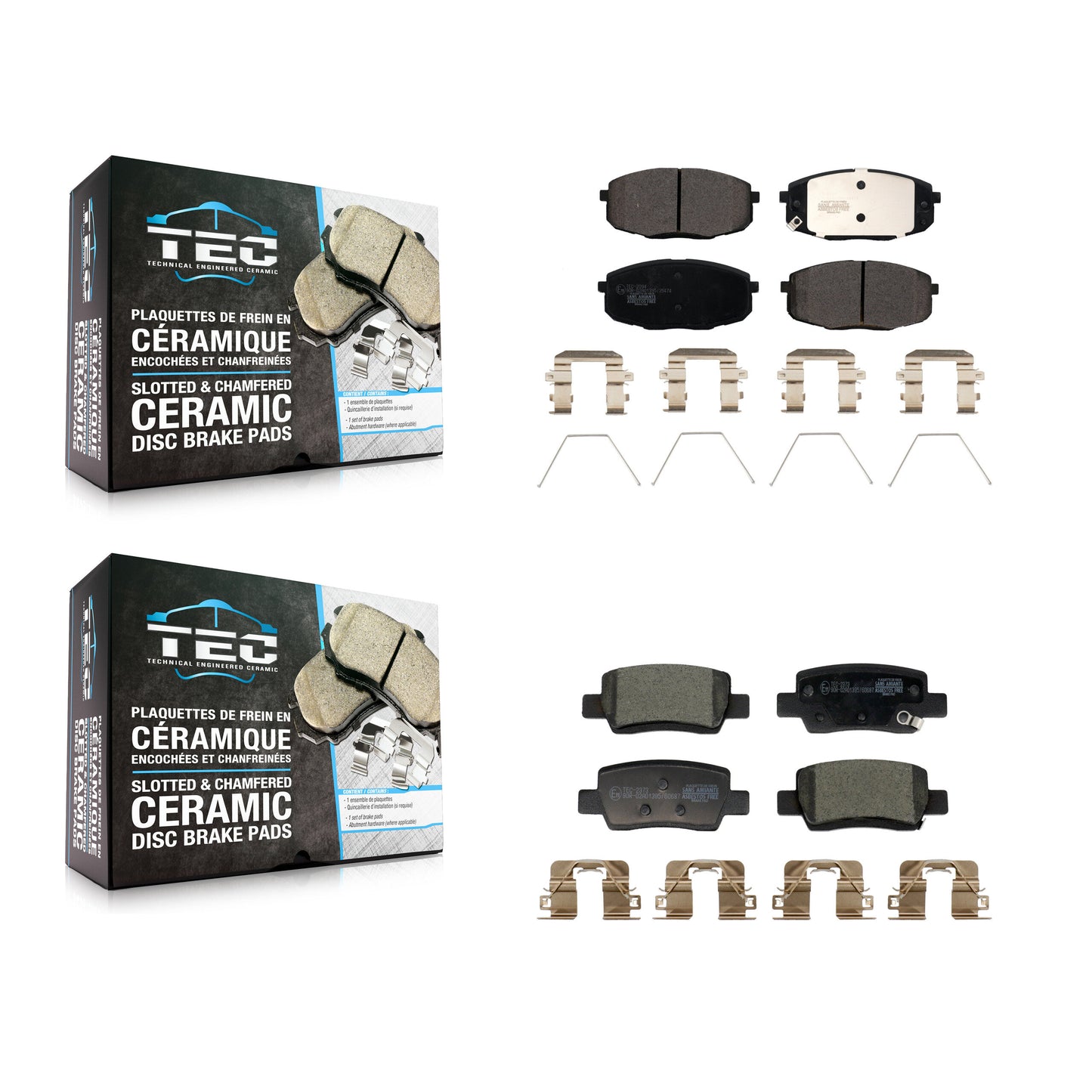 Brake Pads Kit-KTC-100902 Kit.bestparts.ca