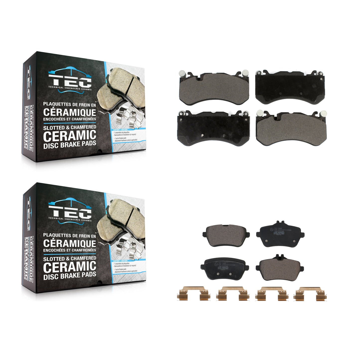 Brake Pads Kit-KTC-100937 Kit.bestparts.ca