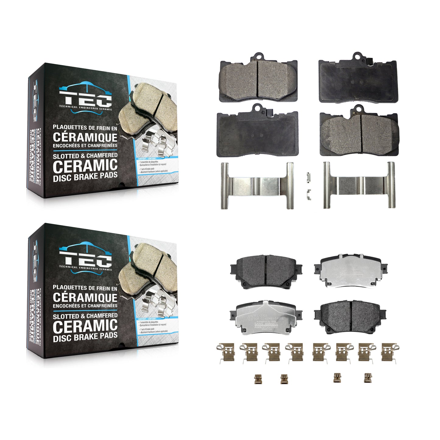Brake Pads Kit-KTC-100939 Kit.bestparts.ca