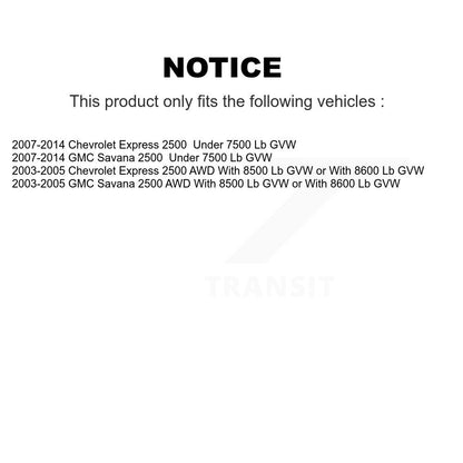 Suspension Control Arm Ball Joint Assembly Kit-K72-101707