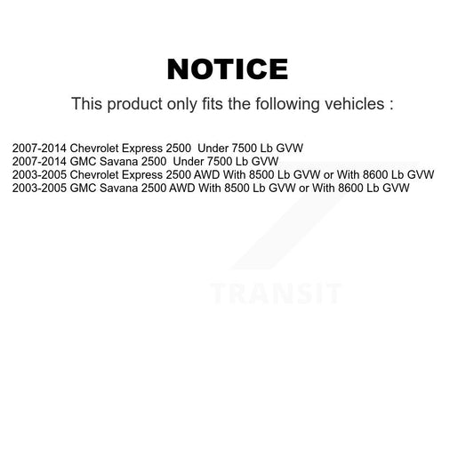 Suspension Control Arm Ball Joint Assembly Kit-K72-101707