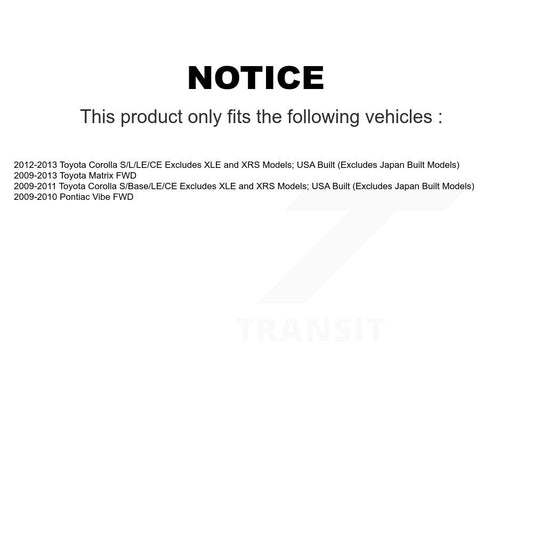 Suspension Strut Coil Spring Assembly Kit-K78M-100338 - Kit.bestparts.ca