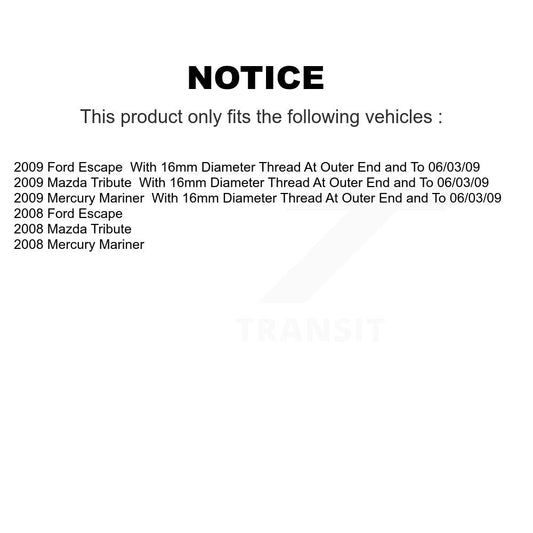 Steering Tie Rod End Kit-K7B-100031 - Kit.bestparts.ca