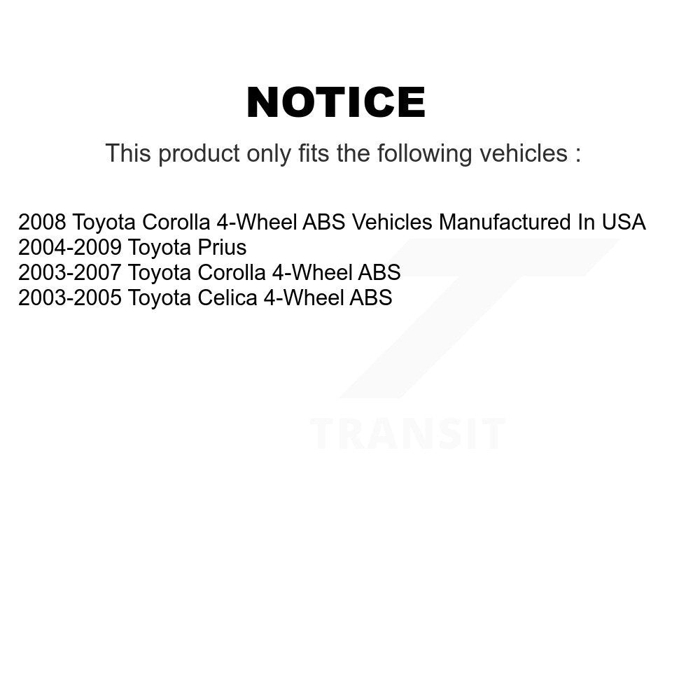 Wheel Bearing Hub Assembly Kit-K7D-101151 - Kit.bestparts.ca