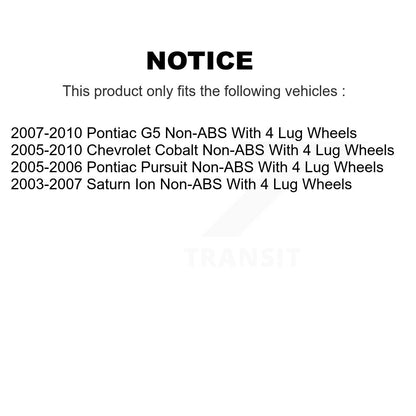 Wheel Bearing Hub Assembly Kit-K7T-100196 - Kit.bestparts.ca