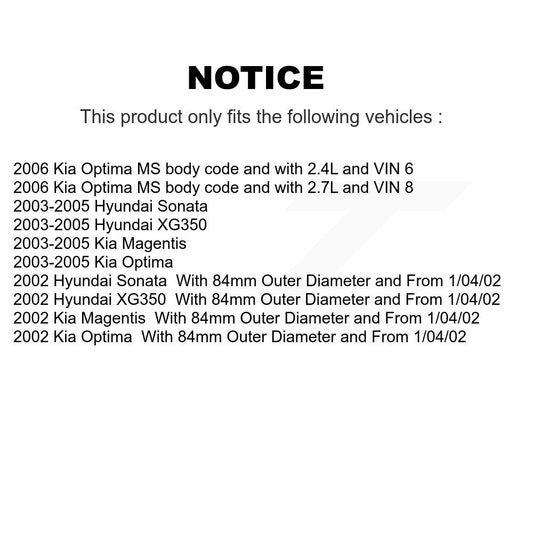 Wheel Bearing Kit-K7T-107962 - Kit.bestparts.ca