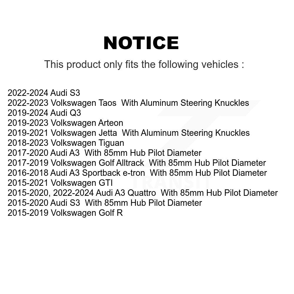 Wheel Bearing Hub Assembly Kit-K7T-109503 - Kit.bestparts.ca