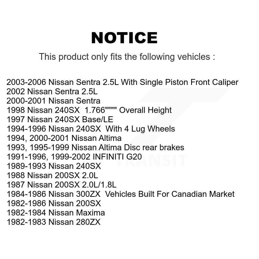 Disc Brake Rotor Kit-K8-100730 - Kit.bestparts.ca