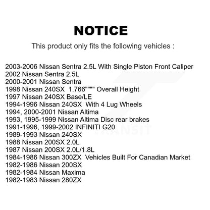 Disc Brake Rotor Kit-K8-100730 - Kit.bestparts.ca