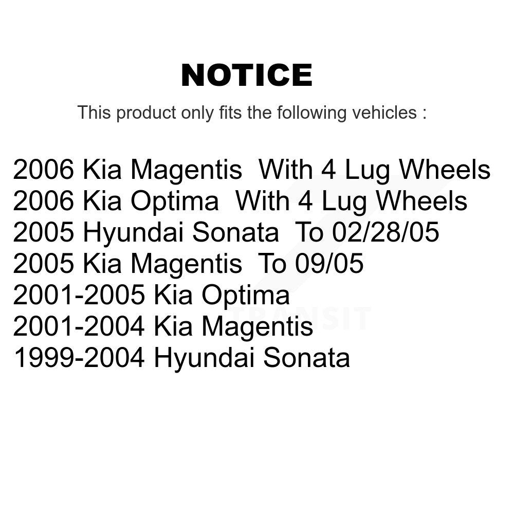 Disc Brake Rotor Kit-K8-100767 - Kit.bestparts.ca