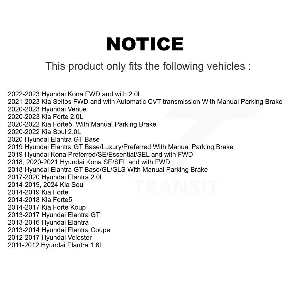 Disc Brake Rotor Kit-K8-100923 - Kit.bestparts.ca Kit.bestparts.ca