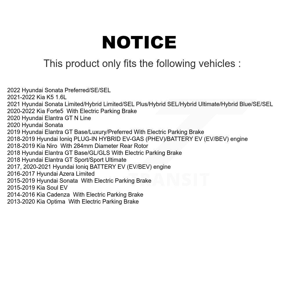 Disc Brake Rotor Kit-K8-100933 - Kit.bestparts.ca
