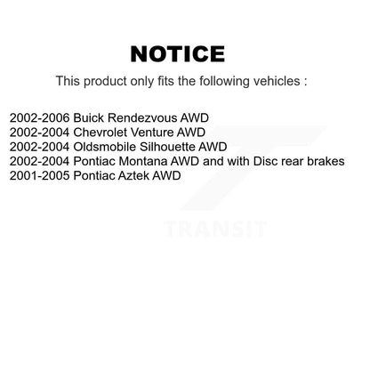 Disc Brake Rotor Kit-K8-100996 - Kit.bestparts.ca