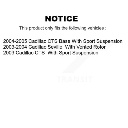 Disc Brake Rotor Kit-K8-100998 - Kit.bestparts.ca