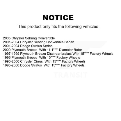 Disc Brake Rotor Kit-K8-101164 - Kit.bestparts.ca