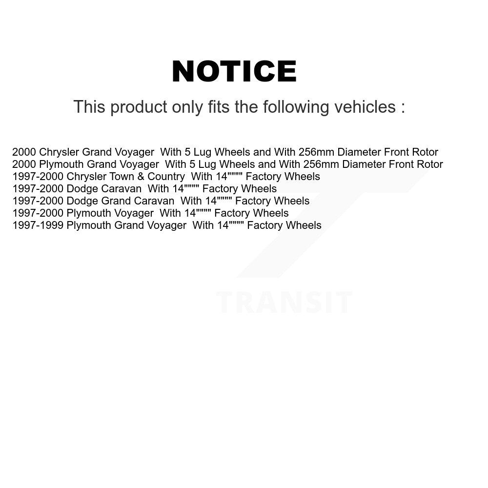 Disc Brake Rotor Kit-K8-101168 - Kit.bestparts.ca