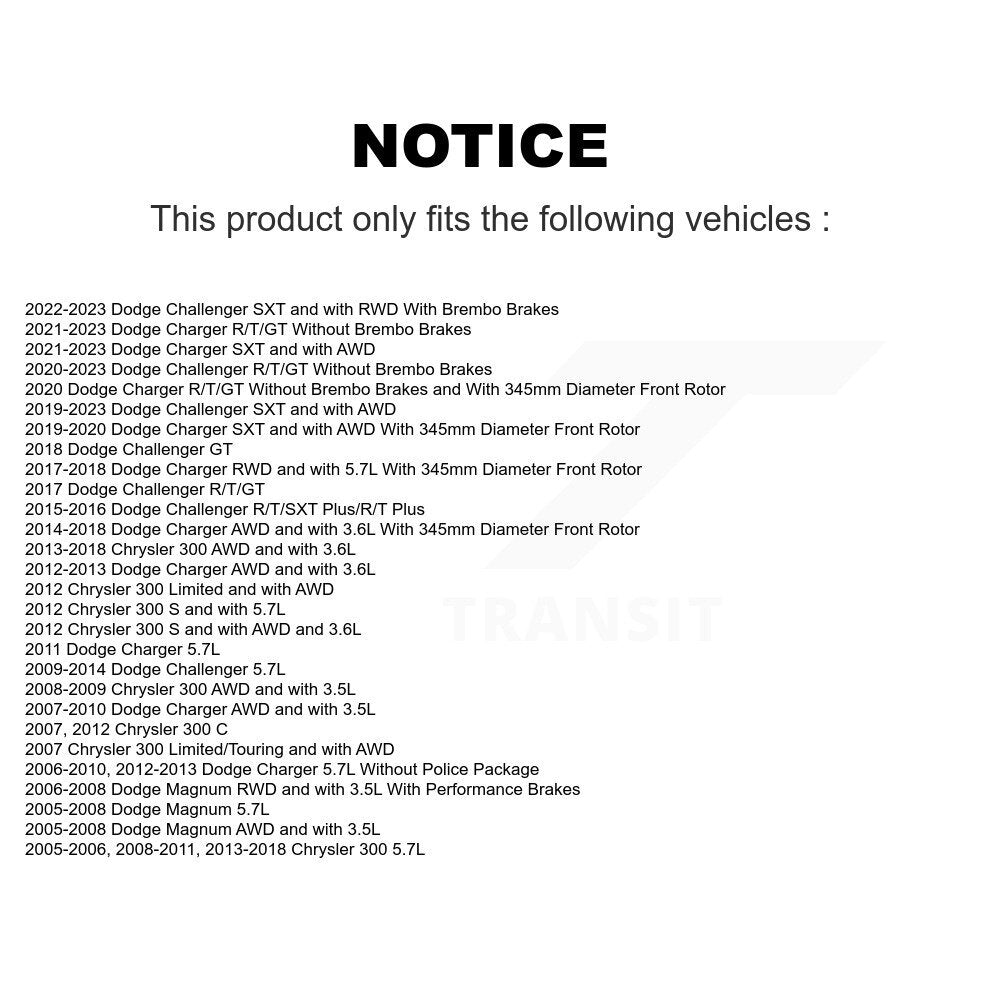 Disc Brake Rotor Kit-K8-101192 - Kit.bestparts.ca