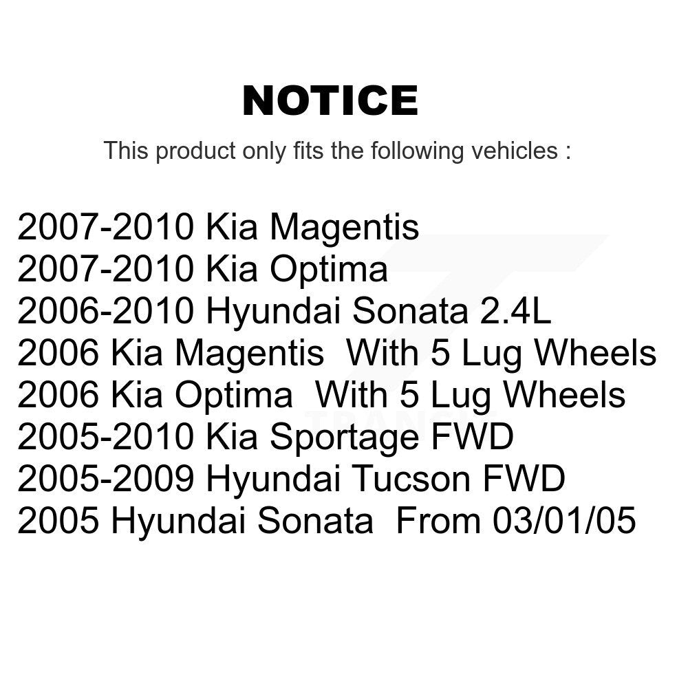 Disc Brake Rotor Kit-K8-101333 - Kit.bestparts.ca Kit.bestparts.ca
