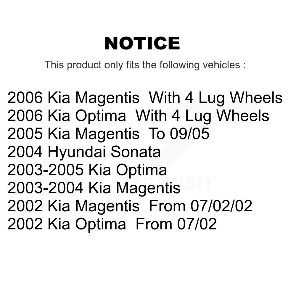 Disc Brake Rotor Kit-K8-101397 - Kit.bestparts.ca Kit.bestparts.ca