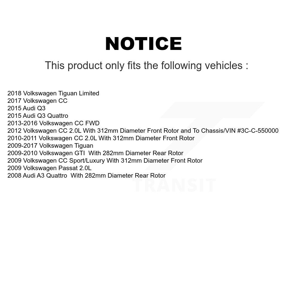 Disc Brake Rotor Kit-K8-101423 - Kit.bestparts.ca