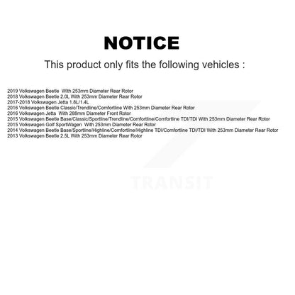 Disc Brake Rotor Kit-K8-101444 - Kit.bestparts.ca