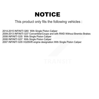 Disc Brake Rotor Kit-K8-101495 - Kit.bestparts.ca