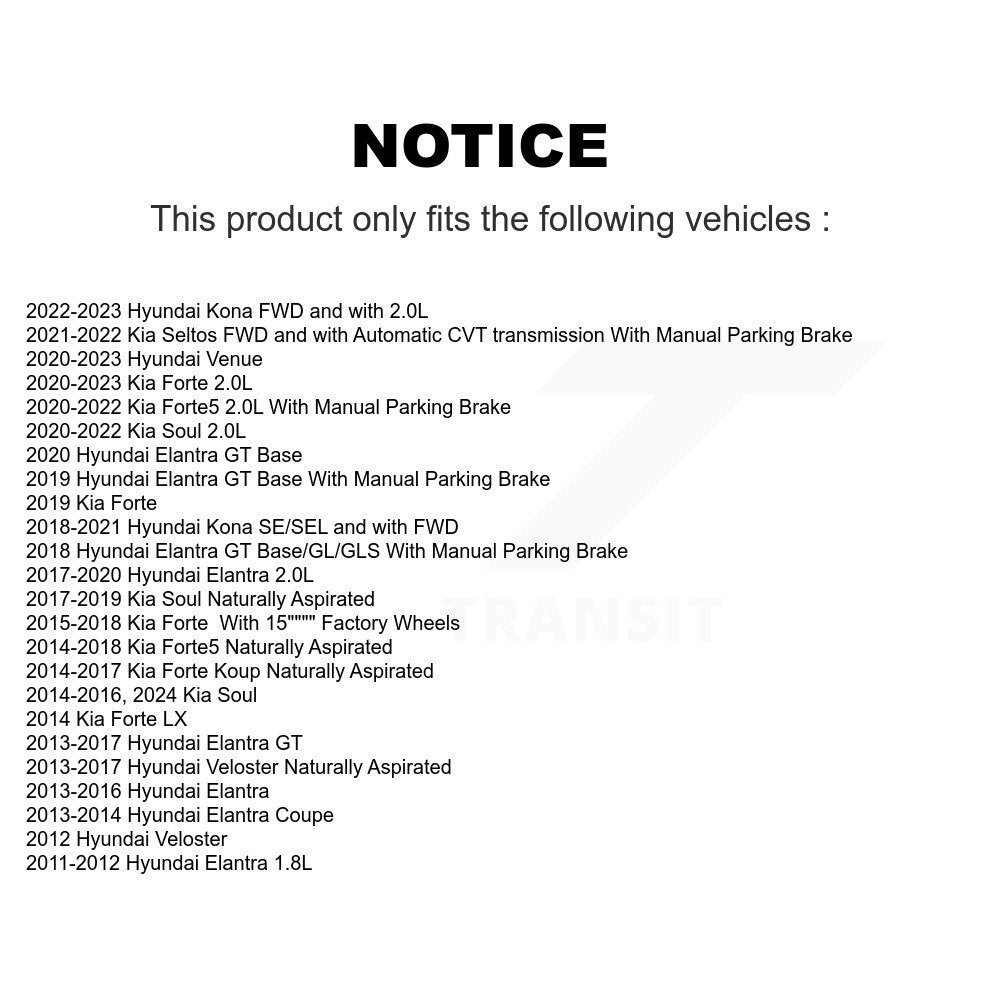 Disc Brake Rotor Kit-K8-101584 - Kit.bestparts.ca Kit.bestparts.ca