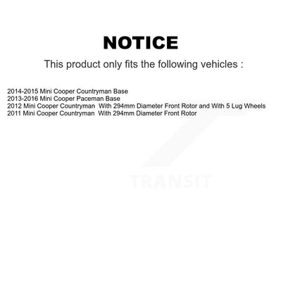 Disc Brake Rotor Kit-K8-101600 - Kit.bestparts.ca