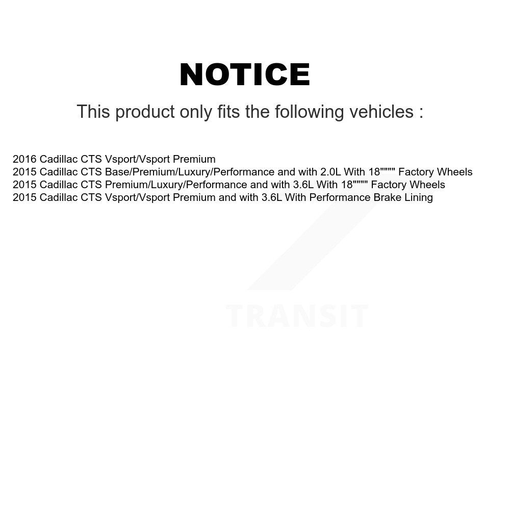 Disc Brake Rotor Kit-K8-101666 - Kit.bestparts.ca