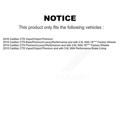 Disc Brake Rotor Kit-K8-101666 - Kit.bestparts.ca
