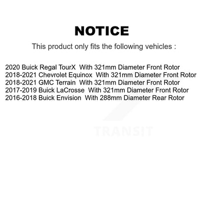 Disc Brake Rotor Kit-K8-101671 - Kit.bestparts.ca