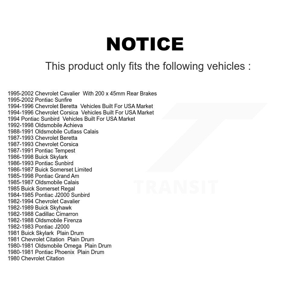 Brake Drum Kit-K8-101937 - Kit.bestparts.ca Kit.bestparts.ca