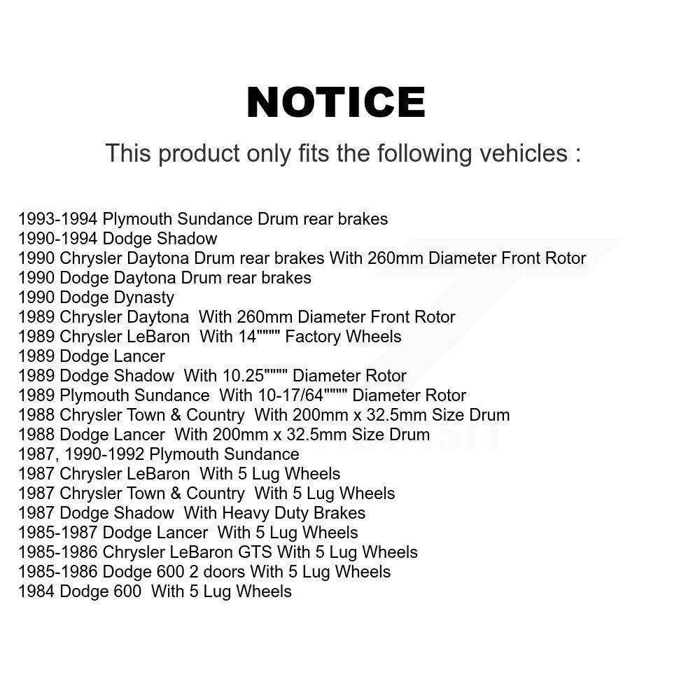 Disc Brake Rotor Kit-K8-102013 - Kit.bestparts.ca Kit.bestparts.ca