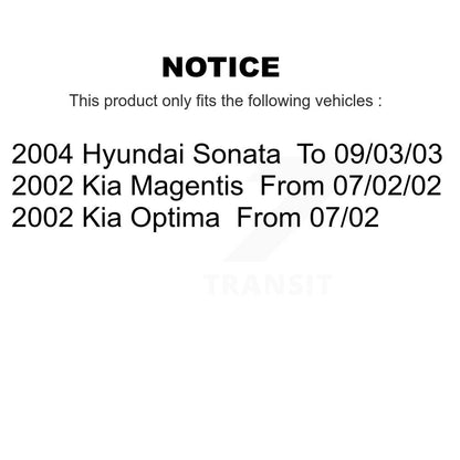 Disc Rotors and Ceramic Brake Pads Kit-K8A-102026 - Kit.bestparts.ca