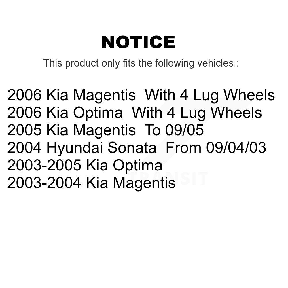Disc Rotors and Ceramic Brake Pads Kit-K8A-102497 - Kit.bestparts.ca