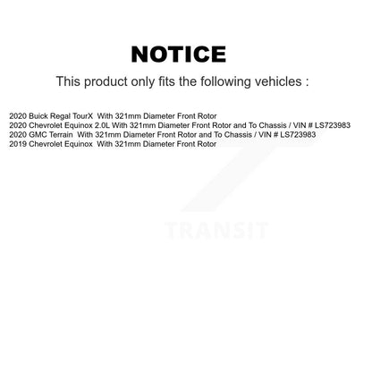 Disc Rotors and Ceramic Brake Pads Kit-K8A-102554 - Kit.bestparts.ca