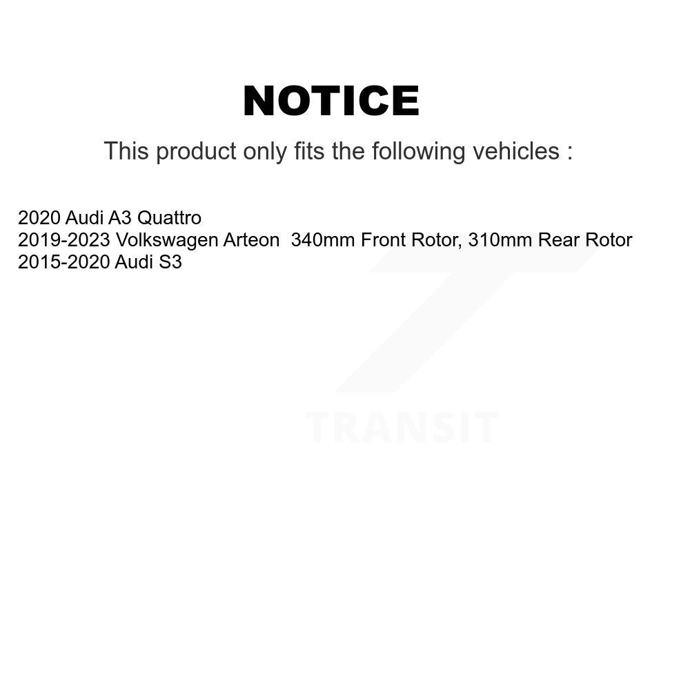 Disc Rotors and Ceramic Brake Pads Kit-K8A-103309 - Kit.bestparts.ca Kit.bestparts.ca