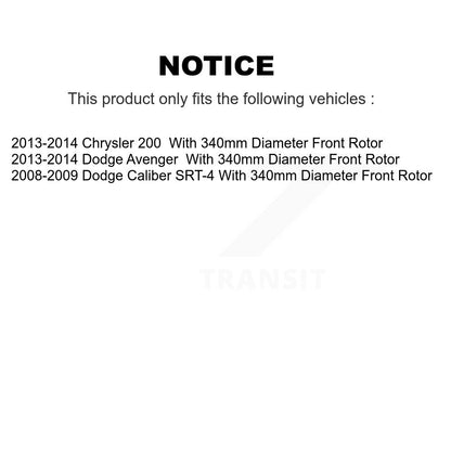 Disc Rotors and Ceramic Brake Pads Kit-K8A-104006 - Kit.bestparts.ca
